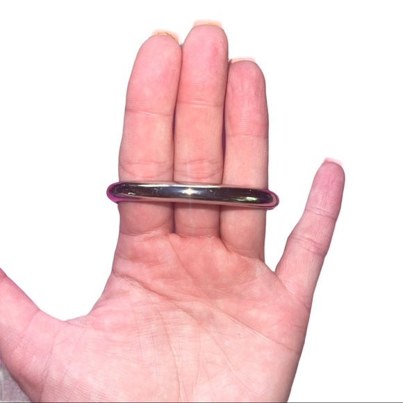 EXPRESS Silver Crystal Pave Bracelet with Magnetic Clasp - Picture 6 of 10